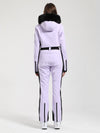 Women's Gsou Snow Classic Faux-Fur Trim Flare Ski Suit