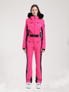 Women's Gsou Snow Classic Faux-Fur Trim Flare Dawn Ski Suit