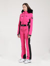 Women's Gsou Snow Classic Faux-Fur Trim Flare Dawn Ski Suit