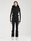 Women's Gsou Snow Classic Faux-Fur Trim Flare Ski Suit