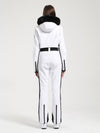 Women's Gsou Snow Classic Faux-Fur Trim Flare Dawn Ski Suit