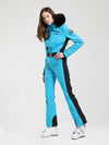 Women's Gsou Snow Classic Faux-Fur Trim Flare Dawn Ski Suit