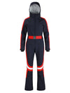 Women's Gsou Snow Retro Stripe Flare Ski Suit