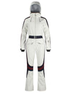 Women's Gsou Snow Retro Belted Stripe Flare Ski Suit