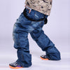 Men's Winter Warm Waterproof Hip Snowboard Denim Pants Jeans