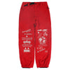 Women's Gsou Snow Graffiti Elastic Snowboard Sweatpants