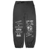 Men's Gsou Snow Graffiti Elastic Snowboard Sweatpants