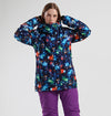 Women's SMN Mountain Aventure Fashion Print Waterproof Snowboard Jacket