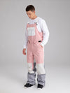 Men's Searipe Mountain Discover Colorblock Snowboard Pants Coverall Bibs