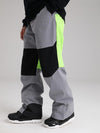 Men's Searipe Winter Freerider Colorblock Snow Pants