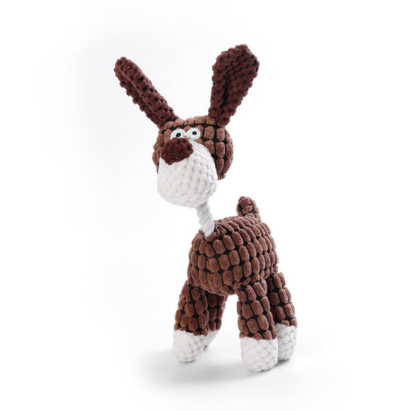 Leltcc Donkey Deer And Dog Geometric Dog Toy