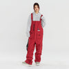 Men's Nandn Pockets Fun Snowboard Bibs Snow Pants