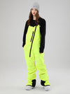 Men's Searipe Oblique Zipper Winter Crew Snow Pants Ski Bibs