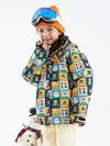 Girl's Vector Colorful Winter Insulated Snow Jacket