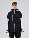 Men's RAWRWAR Powder Space Colorblock Sleeve Winter Parka Snow Jacket