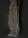 Men's Air Pose Neon Light Reflective Stripe Snow Pants