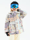 Girl's Vector Colorful Winter Insulated Snow Jacket