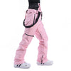 Men's RIIVIYELE Winter Mountain Snow Pants Ski Bibs