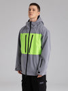 Men's Searipe Independent Colorblock Windbreaker Snow Jacket