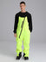 Men's Searipe Oblique Zipper Winter Crew Snow Pants Ski Bibs