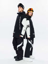 Women's High Experience Diagonal Opening Full Zipper Freestyle Skiing Snowsuit