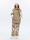 Men's High Experience Diagonal Opening Full Zipper Freestyle Skiing Snowsuit