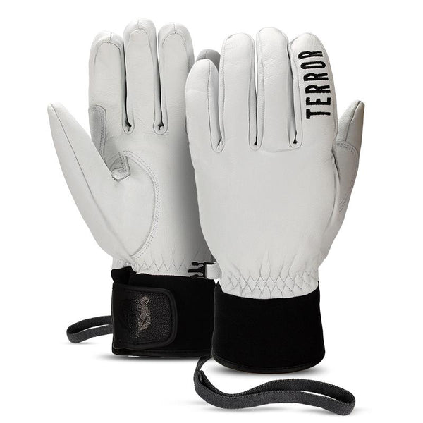 Men's Terror Mountain Snow Full Leather Ski Snowboard Gloves