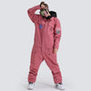 Women's SMN Slope Star Nasa Icon One Piece Ski Suits Snow Jumpsuit