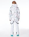 Women's SMN Winter Fashion Colorful Metropolis Ski Suits - Jacket & Pants Set