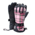 Women's British Colorful Waterproof Snowboard Gloves