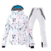 Women's SMN Winter Fashion Colorful Metropolis Ski Suits - Jacket & Pants Set