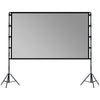 Leltcc 100 Inches Metal Anti Light Curtain Wrinkle-Free Tripod Projector Screen