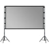 Leltcc 120 Inches Metal Anti Light Curtain Wrinkle-Free Tripod Projector Screen