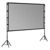 Leltcc 120 Inches Metal Anti Light Curtain Wrinkle-Free Tripod Projector Screen