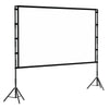 Leltcc 120 Inches Indoor Outdoor Wrinkle-Free Tripod Projector Screen