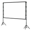 Leltcc 120 Inches Indoor Outdoor Wrinkle-Free Tripod Projector Screen