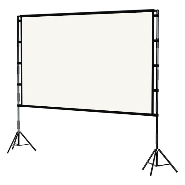 Leltcc 100 Inches High Contrast Matte Wrinkle-Free Tripod Projector Screen